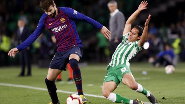 Piqué, contra el Betis