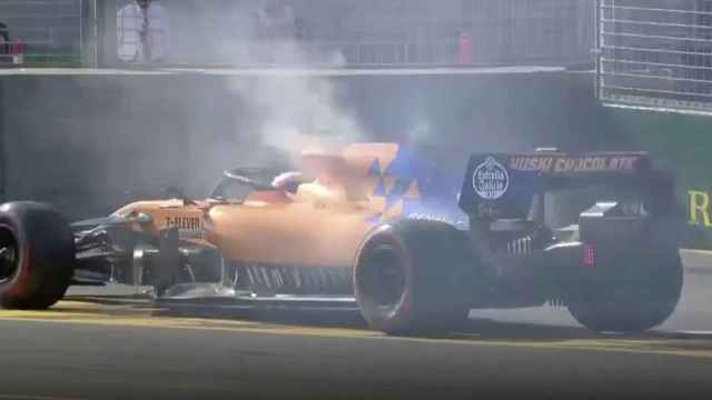 Carlos Sainz abandona en el GP de Australia