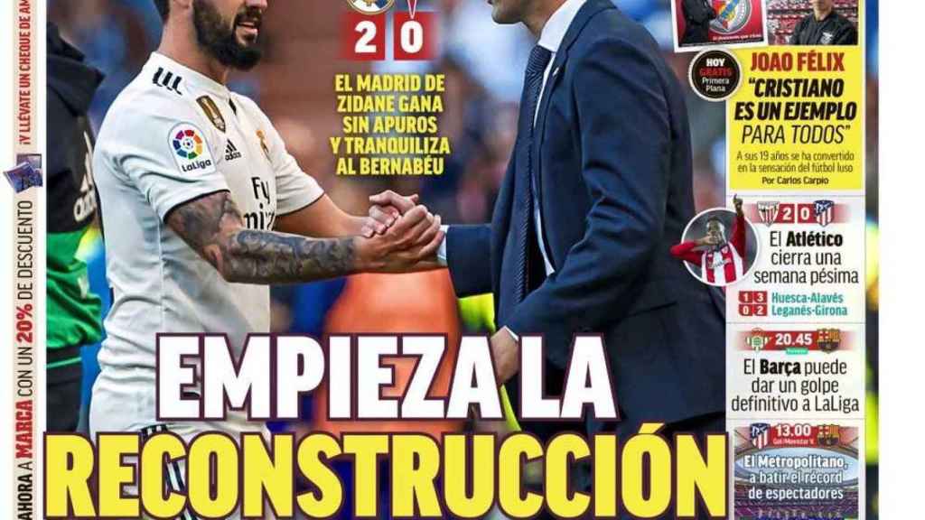 La portada del diario Marca (17/03/2019)
