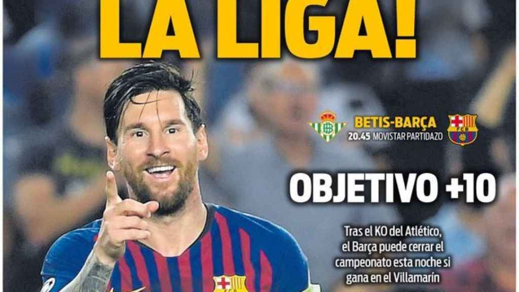 La portada del diario Sport (17/03/2019)