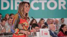 Susana Díaz, líder del PSOE andaluz, esta semana en una reunión del partido en Andalucía.