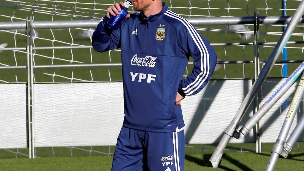 Leo Messi en su vuelta a la selección