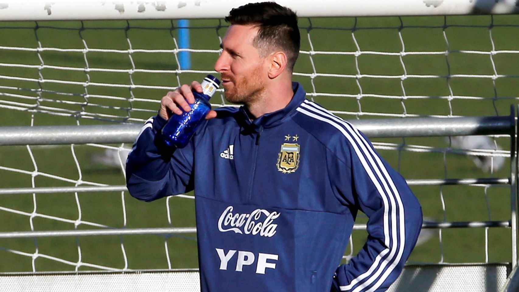 Leo Messi en su vuelta a la selección