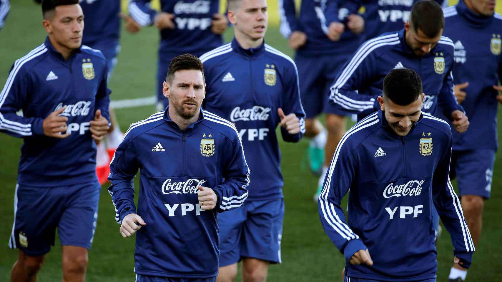 Messi vuelve a la selección argentina y se entrena en Valdebebas