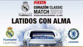 Real Madrid - Chelsea: Corazón Classic Match 2019 - Latidos con Alma