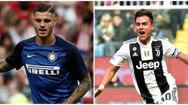 Mauro Icardi y Dybala