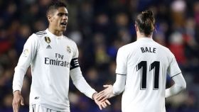 Varane y Bale, en un partido del Real Madrid. Foto: Twitter (@raphaelvarane)
