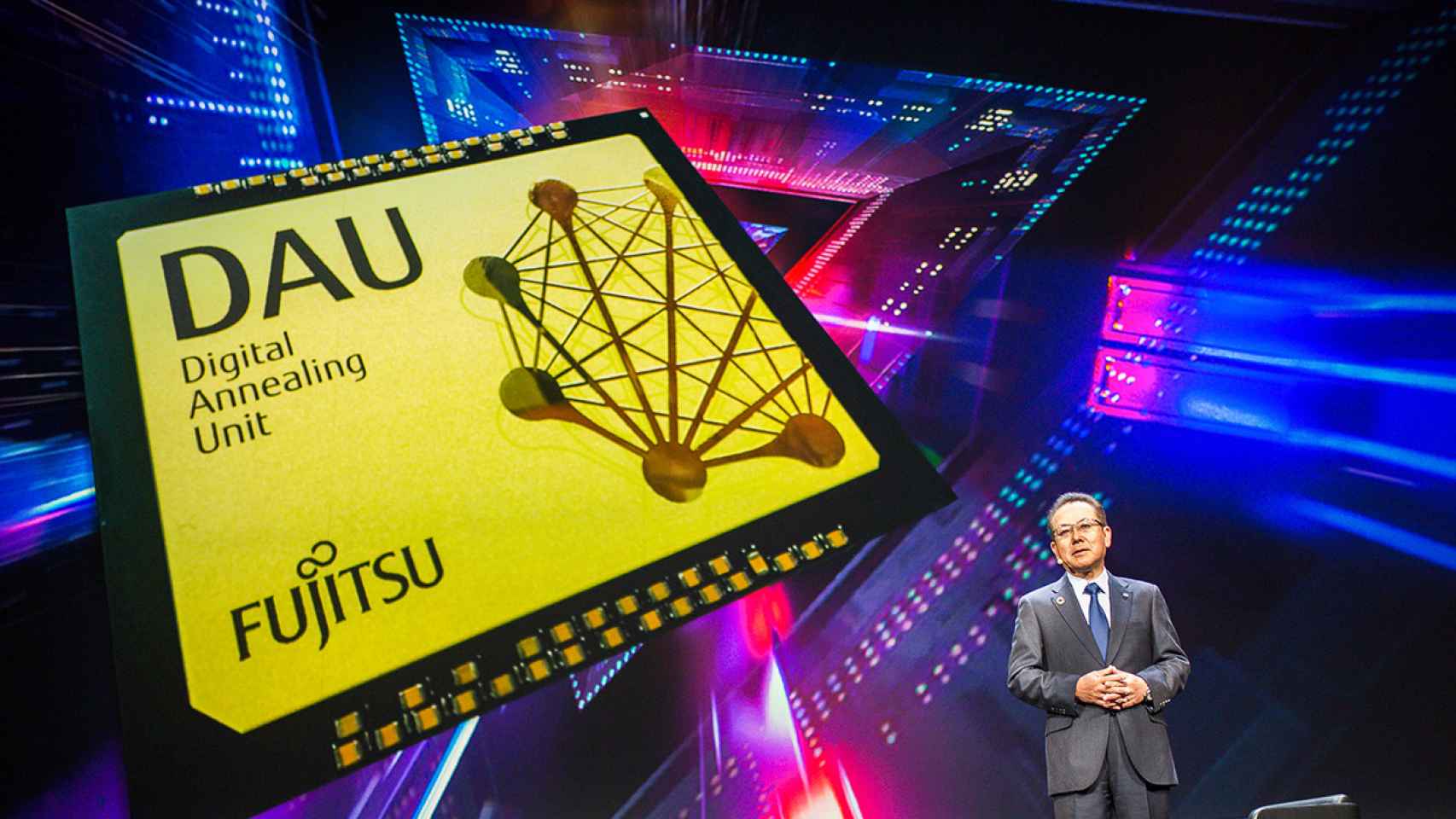 Imagen del Digital Annealer de Fujitsu, chip inspirado en la tecnología cuántica.
