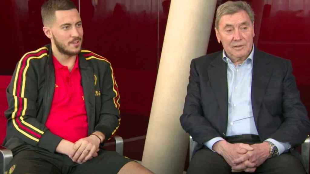 Eden Haard y Eddy Merckx