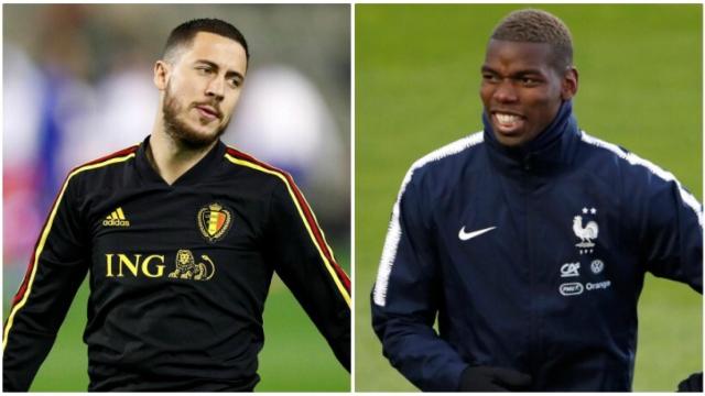 Hazard y Pogba