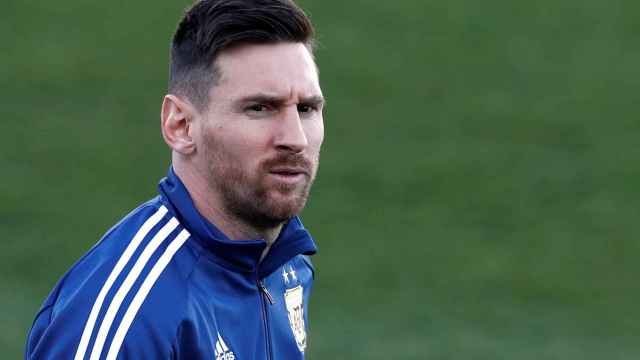 Lionel Messi, con Argentina