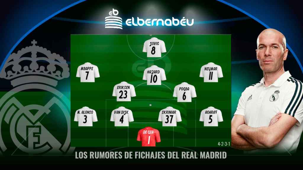 El once de los rumores de fichajes del Real Madrid