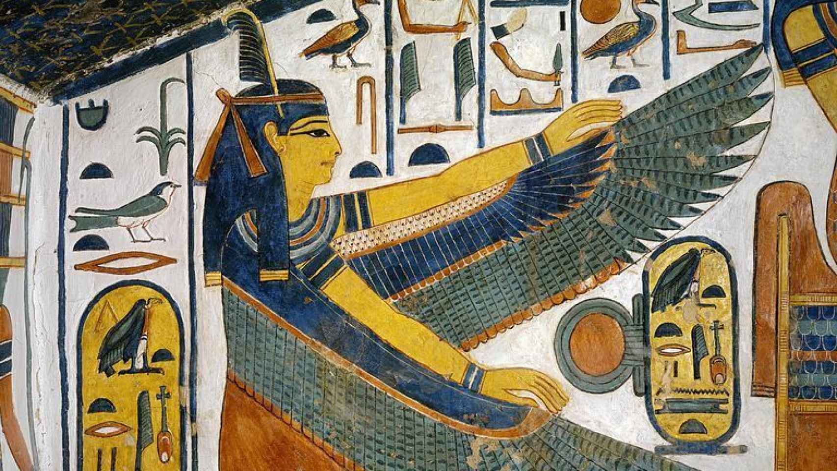 Representación de la diosa egipcia Maat.