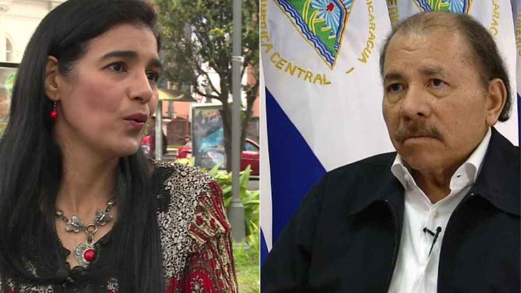 Zoilamérica Narváez y Daniel Ortega.