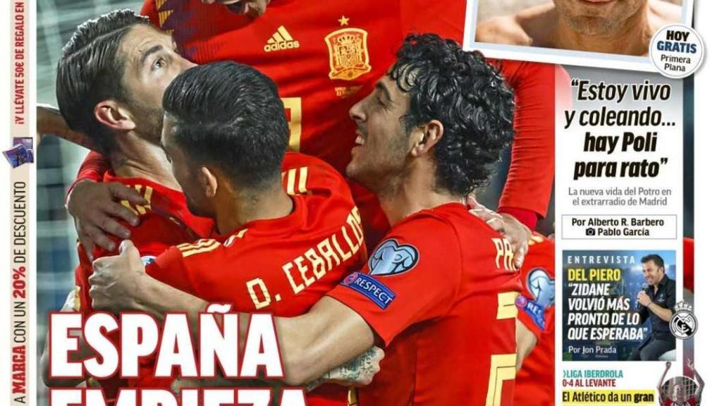 Portada del diario MARCA (24/03/2019)