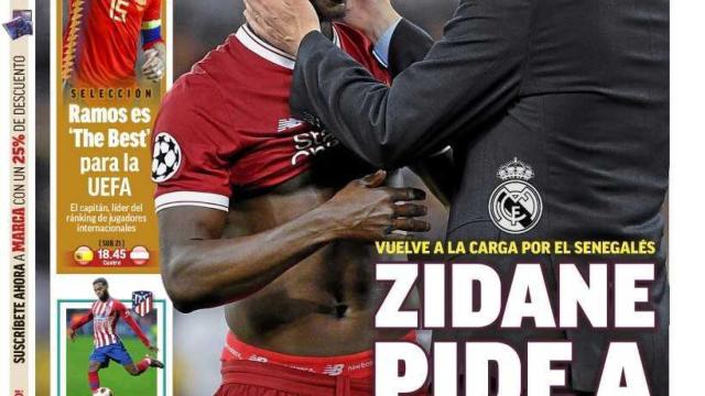 La portada del diario MARCA (25/03/2019)