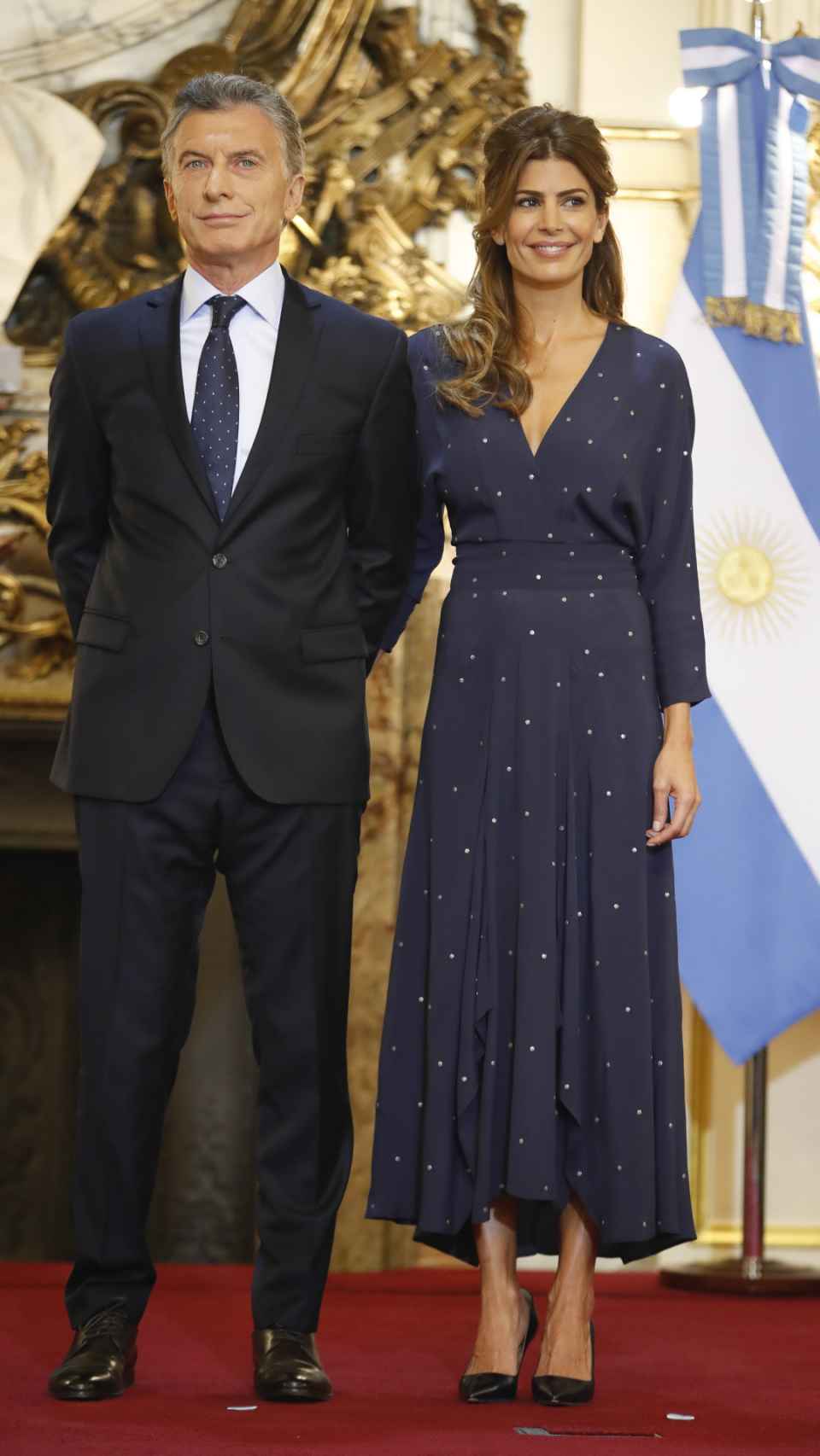 El semi recogido de la mujer de Macri.