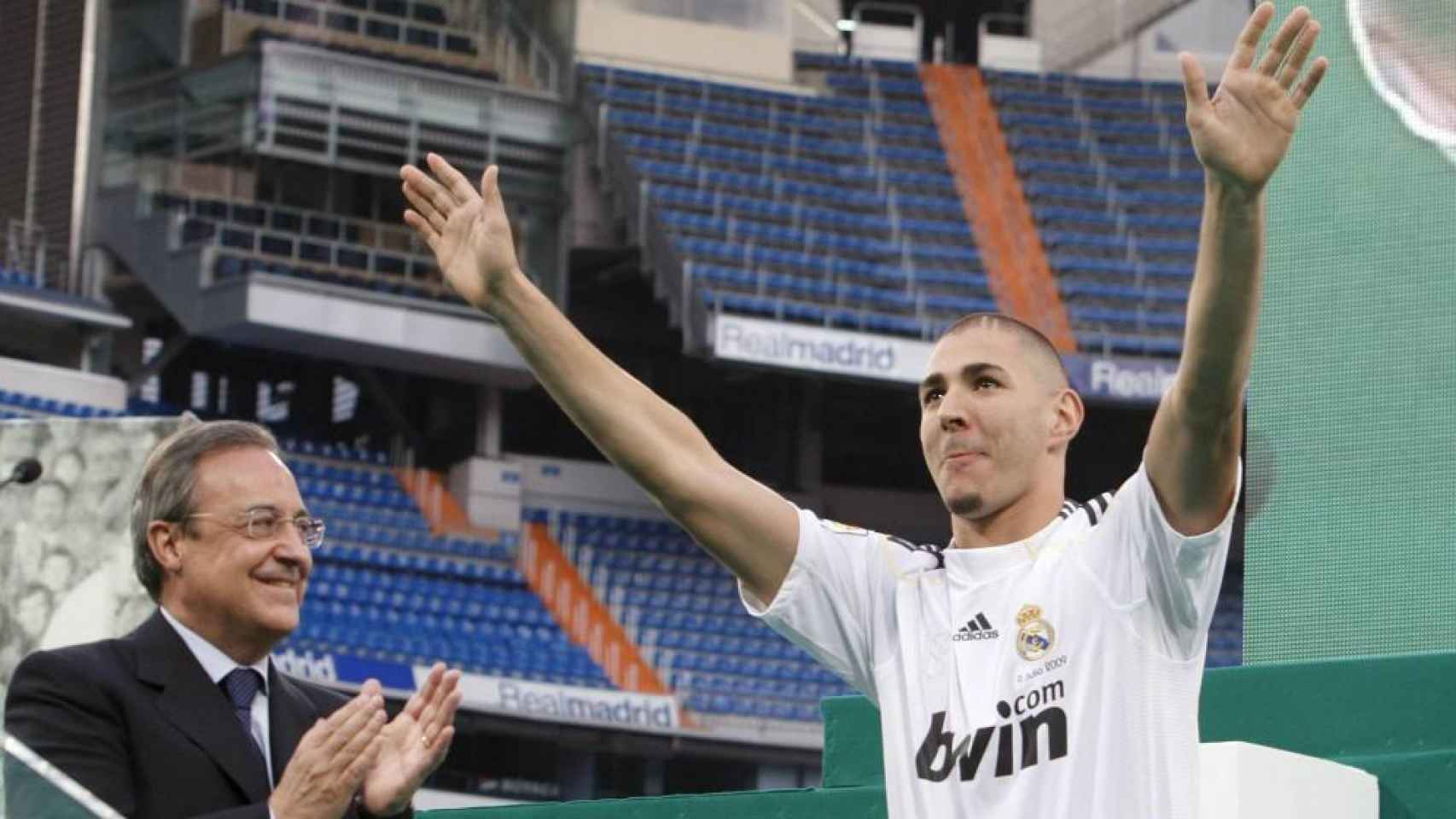 Presentación de Karim Benzema como jugador del Real Madrid