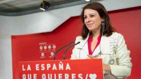 La vicesecretaria general del PSOE, Adriana Lastra, en una imagen de archivo en Ferraz.
