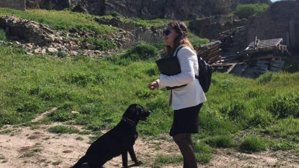 La afición favorita de Liliana es caminar por la montaña del Pirineo Aragonés