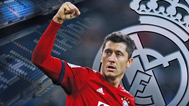 Robert Lewandowski y el Real Madrid