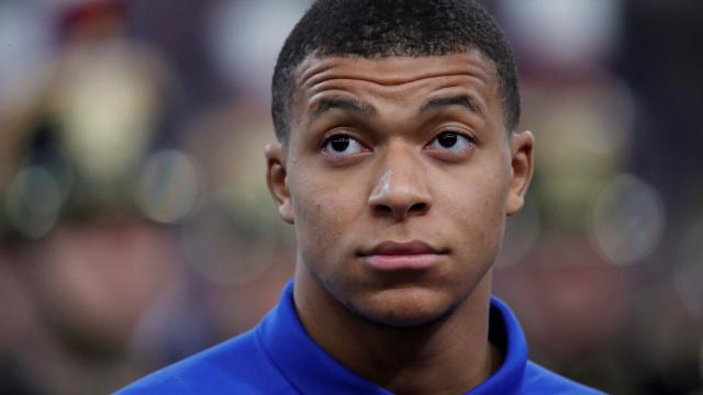 Kylian Mbappé, en un partido con Francia