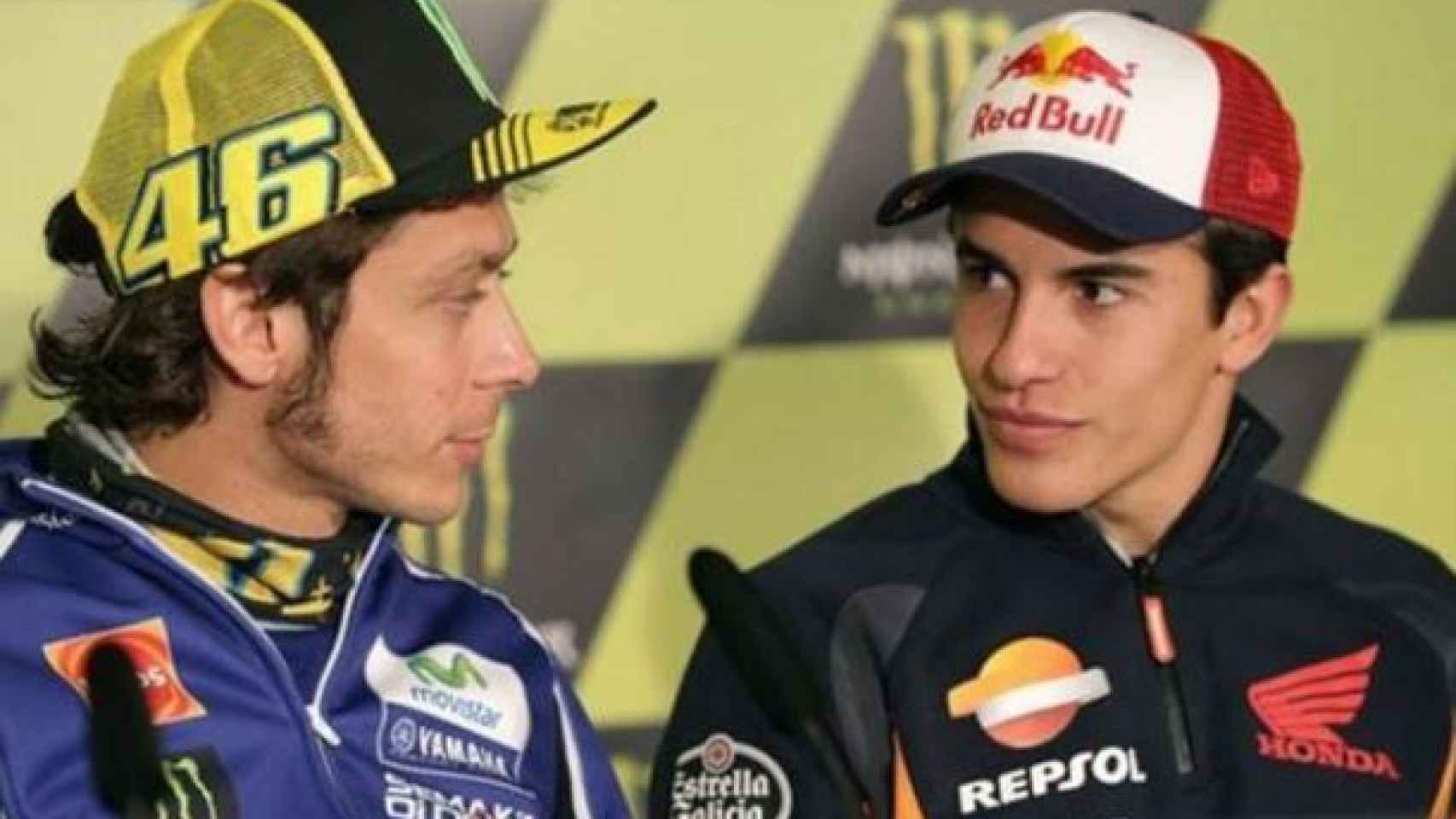 Marc Marquez y Valentino Rossi