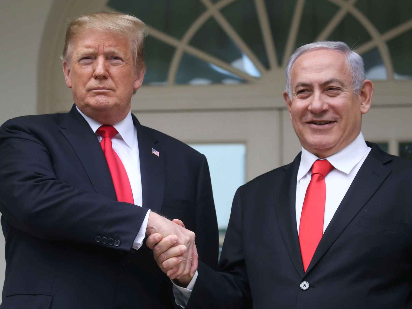 Donald Trump y Benjamin Netanyahu en la Casa Blanca.