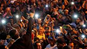Juan Guaidó en un reciente acto público.