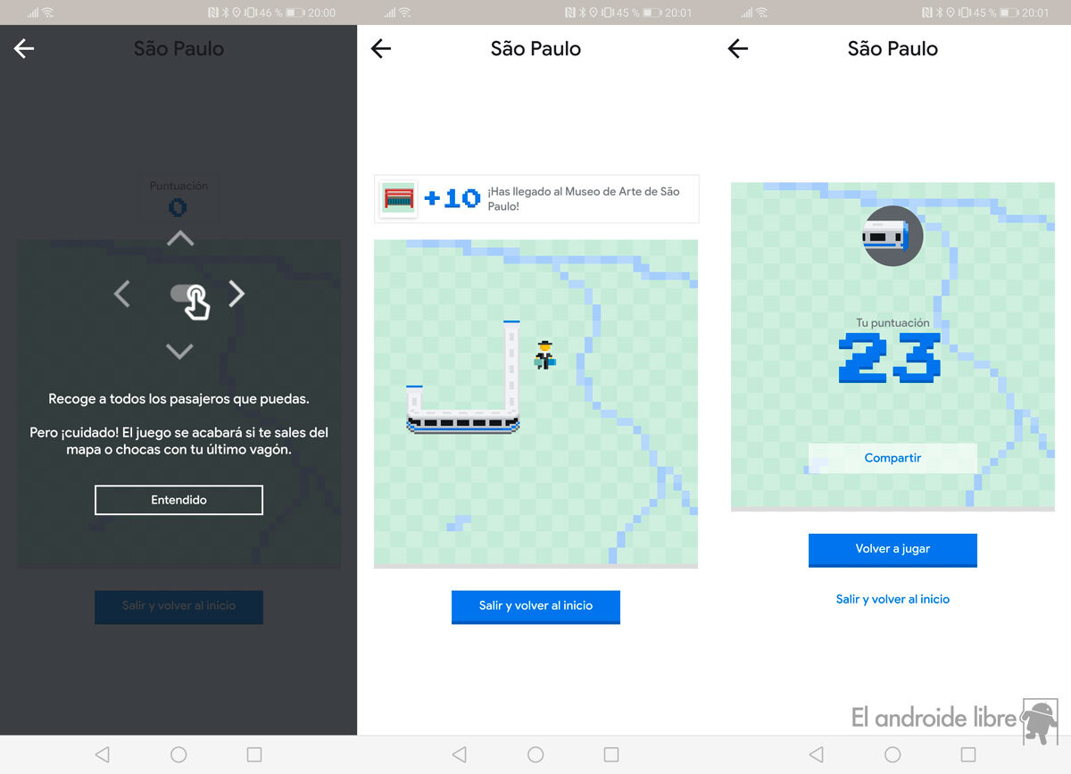 Cómo acceder al juego oculto Snake en la aplicación Google Maps