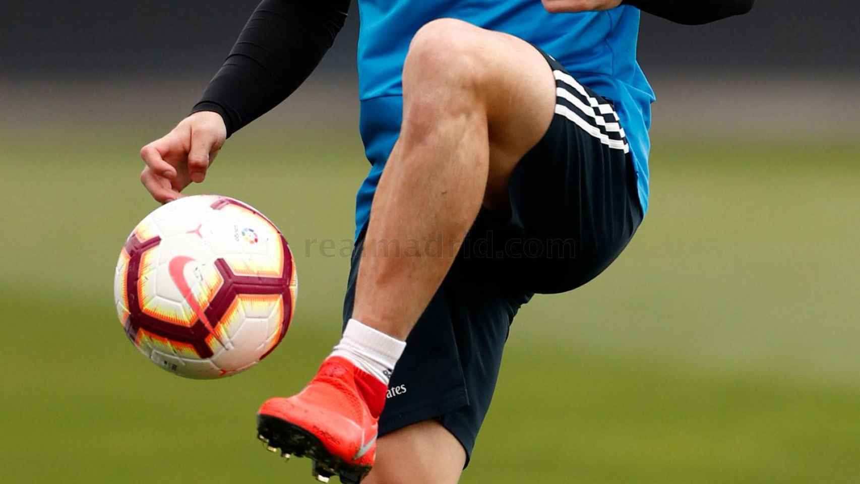 Carvajal se entrena con el Real Madrid