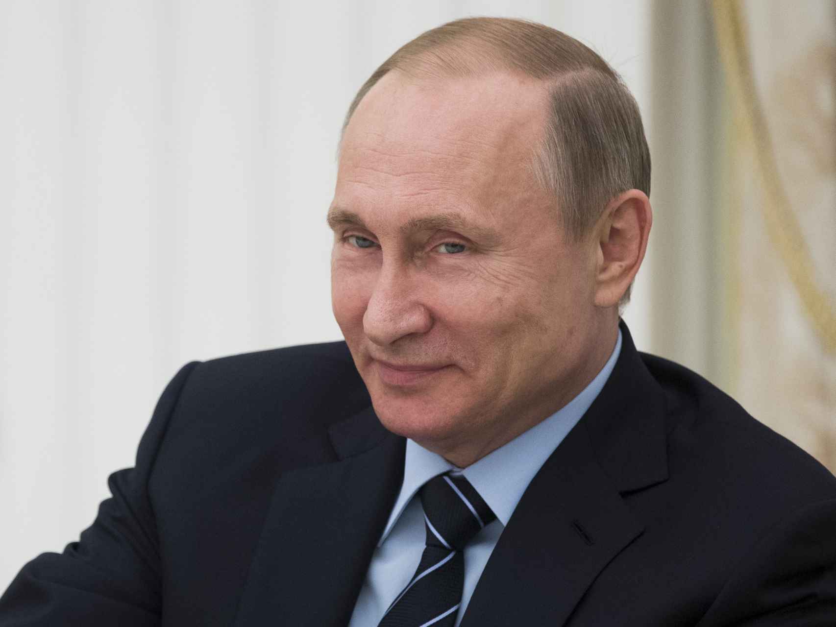 Vladimir Putin durante un acto oficial en Moscú en abril de 2016.