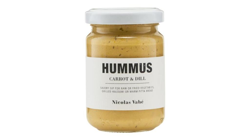 Envase de uno de los hummus señalados por la Aecosan.