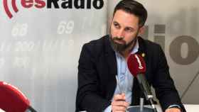 Santiago Abascal, presidente de Vox, entrevistado en esRadio.
