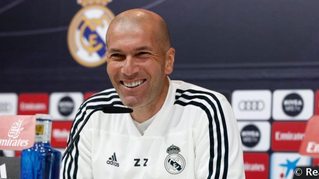 Zidane, en rueda de prensa