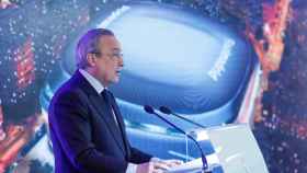 Florentino Pérez, en la presentación del Nuevo Santiago Bernabéu