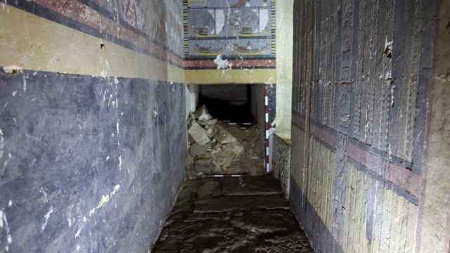 La tumba hallada en el sur de Saqqara.