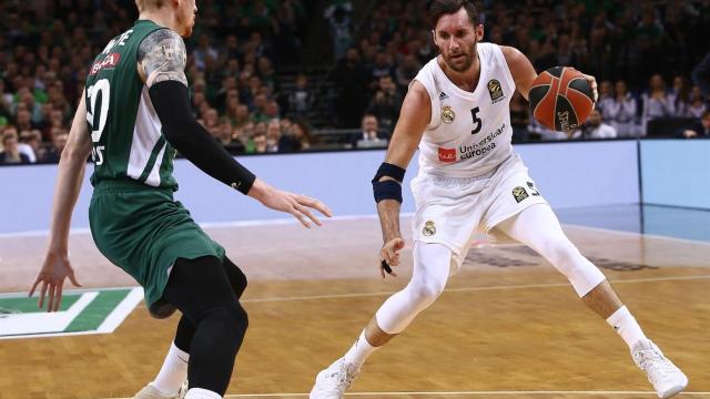 Rudy Fernández contra el Zalgiris. Foto: euroleague.net