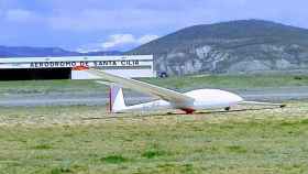 Una imagen del aeródromo de Santa Cilia en Jaca.