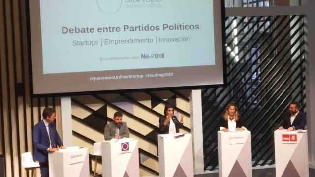 Imagen del debate organizado por la Asociación Española de Start-ups y moderado por la periodista Ana Pastor.