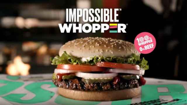 Fotograma del anuncio de la Impossible Whopper.