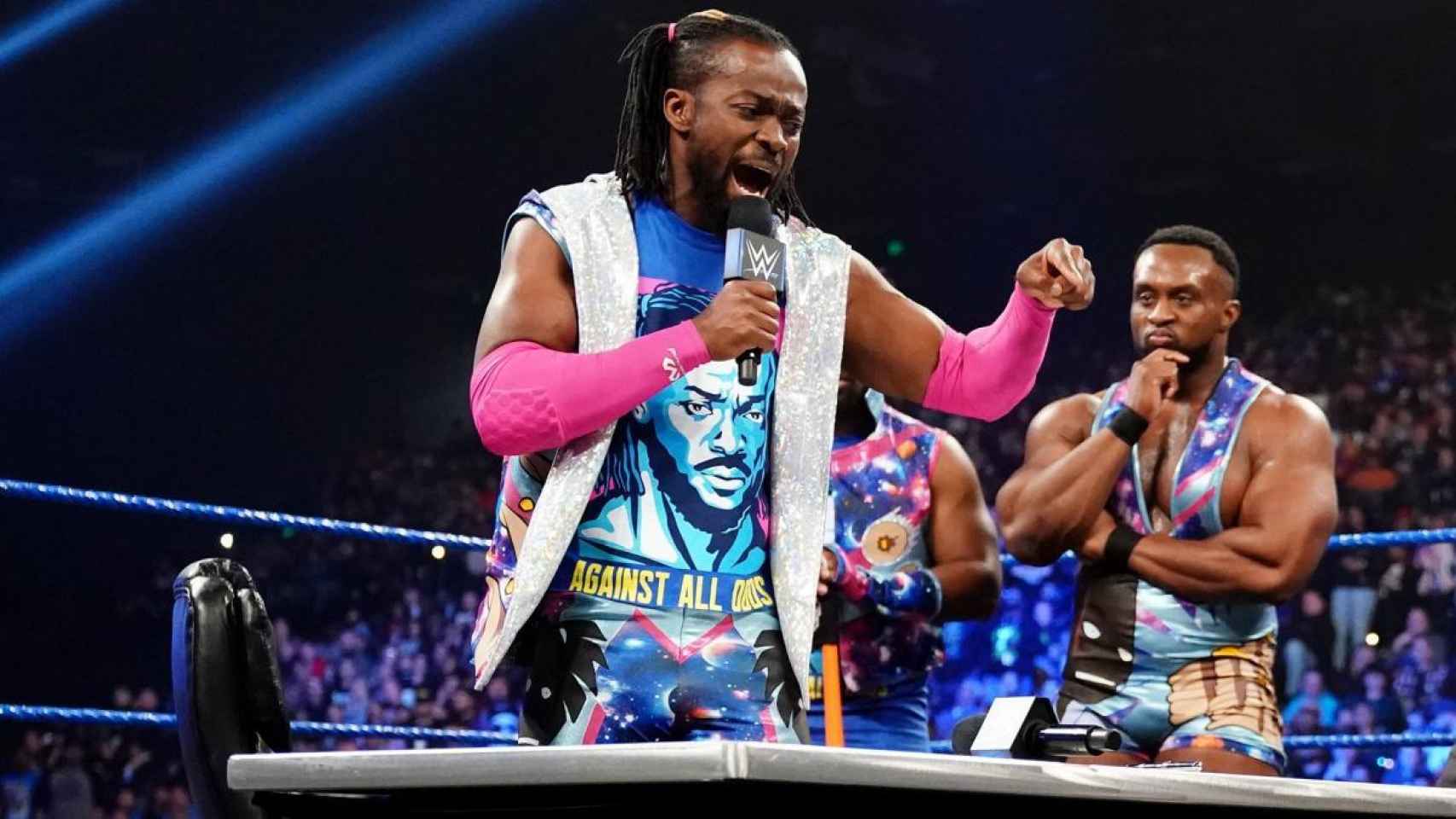 Kofi Kingston durante SmackDown Live. Foto: wwe.com