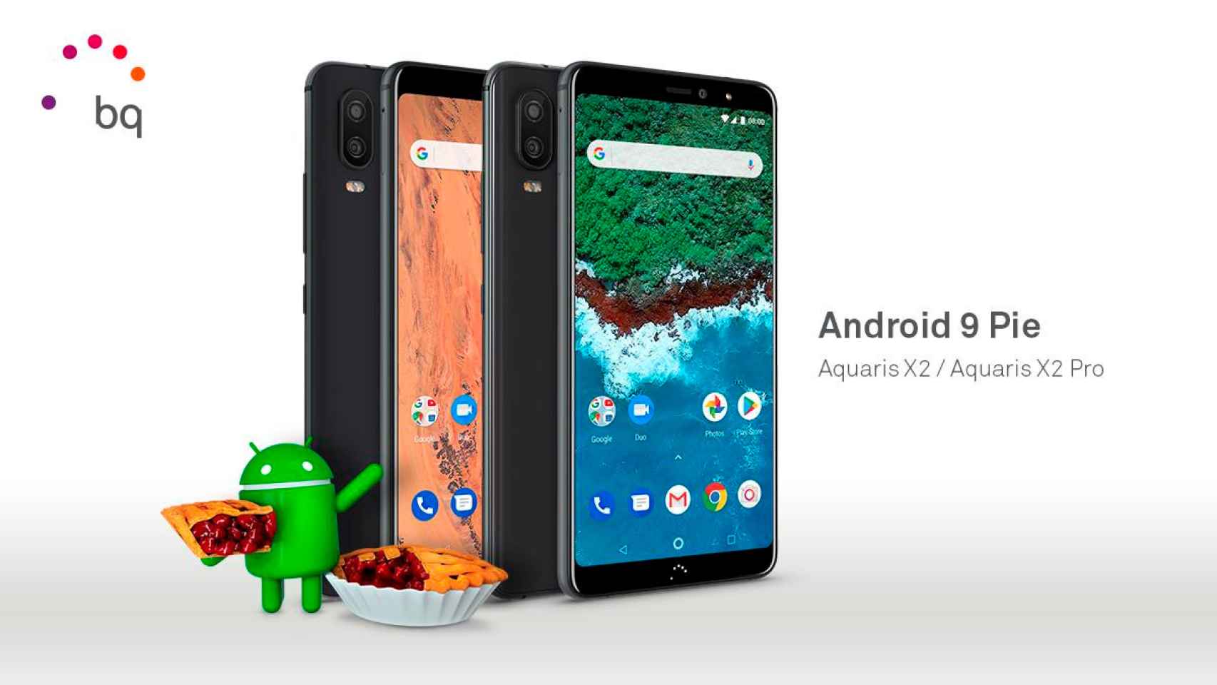 Los BQ Aquaris X2 y X2 Pro se actualizan oficialmente a Android 9 Pie