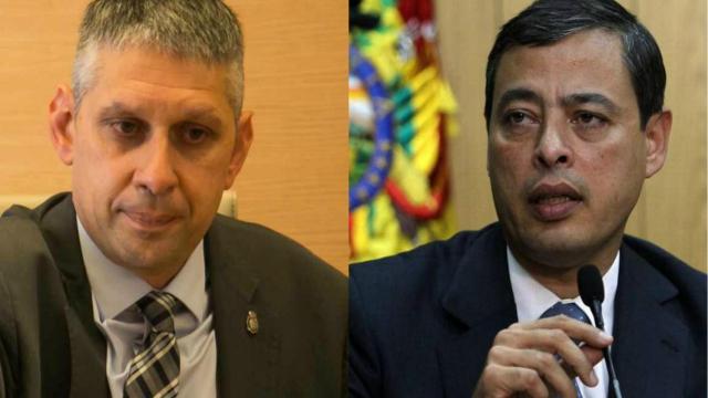 José Ángel Fuentes Gago y Rafael Isea.