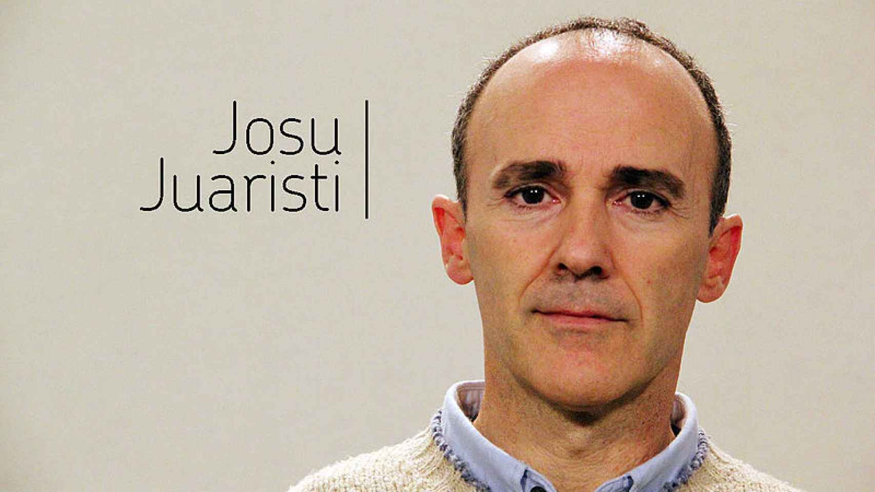 Josu Juaristi, exnúmero 1 de Bildu a las elecciones europeas.