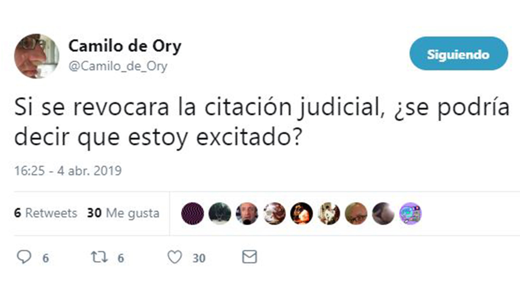 Camilo de Ory, en 20 tuits 'incendiarios'