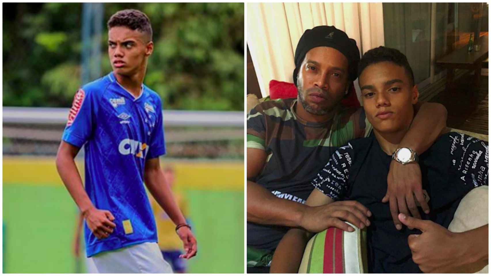 El legado de Ronaldinho: su hijo ficha por el Cruzeiro brasileño