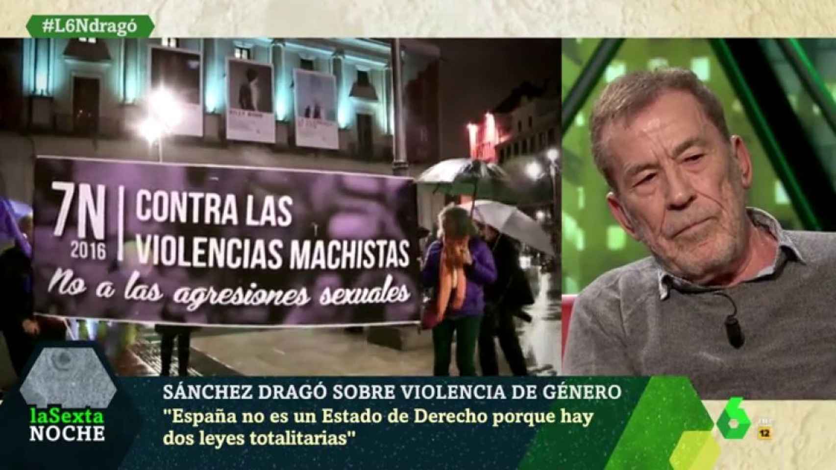 Sánchez Dragó en ‘LaSexta Noche’: “La Ley de Violencia de Género discrimina al varón”