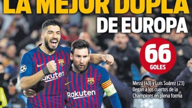 Portada del diario Sport (08/04/2019)