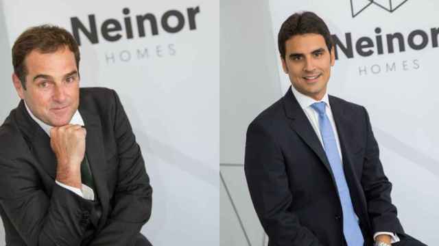 Borja García-Egotxeaga, nuevo CEO de Neinor, y Jordi Argemí, CEO adjunto de la promotora.